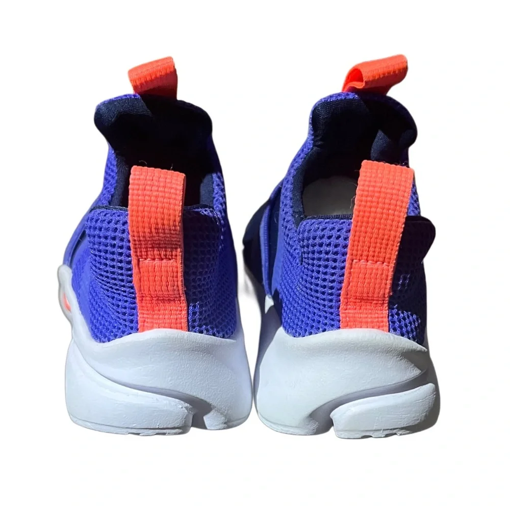 Nike Kids Presto Extreme Blue/ Orange Slip-On Sneakers Sz 8C